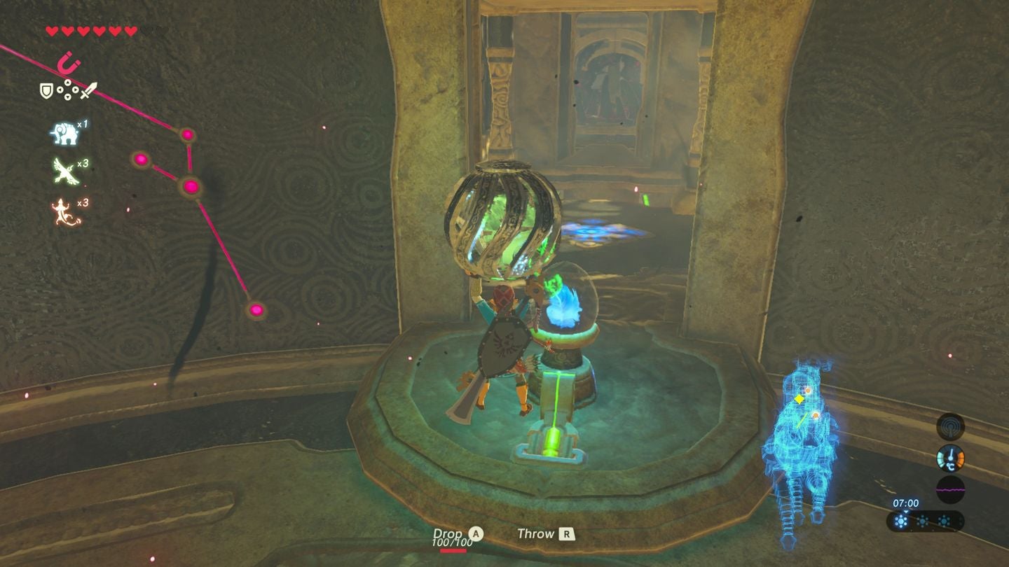 Zelda Breath of the Wild Vah Naboris dungeon, all terminal solutions